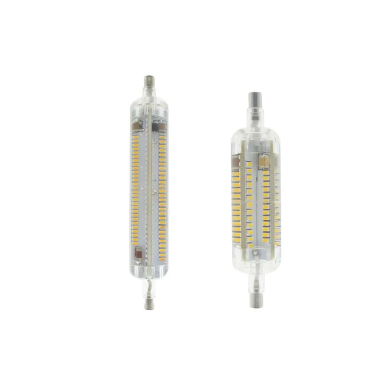 R7S светодиодный светильник 78 мм 118 Spotlight силиконовые SMD3014 10 W 15 J78 J118 r7s прожектор 220 V