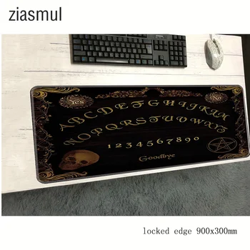 

ouija board mouse pad gamer thick 900x300x2mm notbook mouse mat gaming mousepad large locrkand pad mouse PC desk padmouse