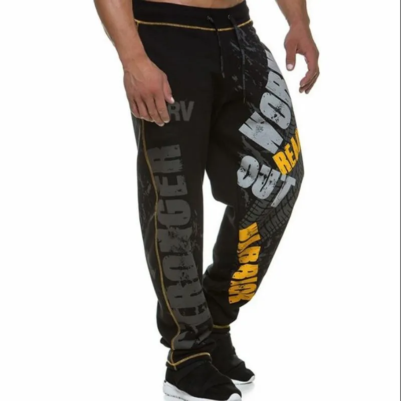 calças de lazer calças de guarda masculina calças de ginásio