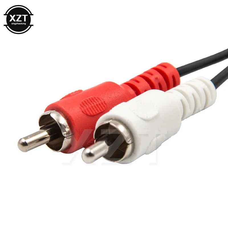 2019 5 Pins DIN гнездо на 2 RCA штекер AMP аудио адаптер кабель 0 3 м высокое качество|Кабели