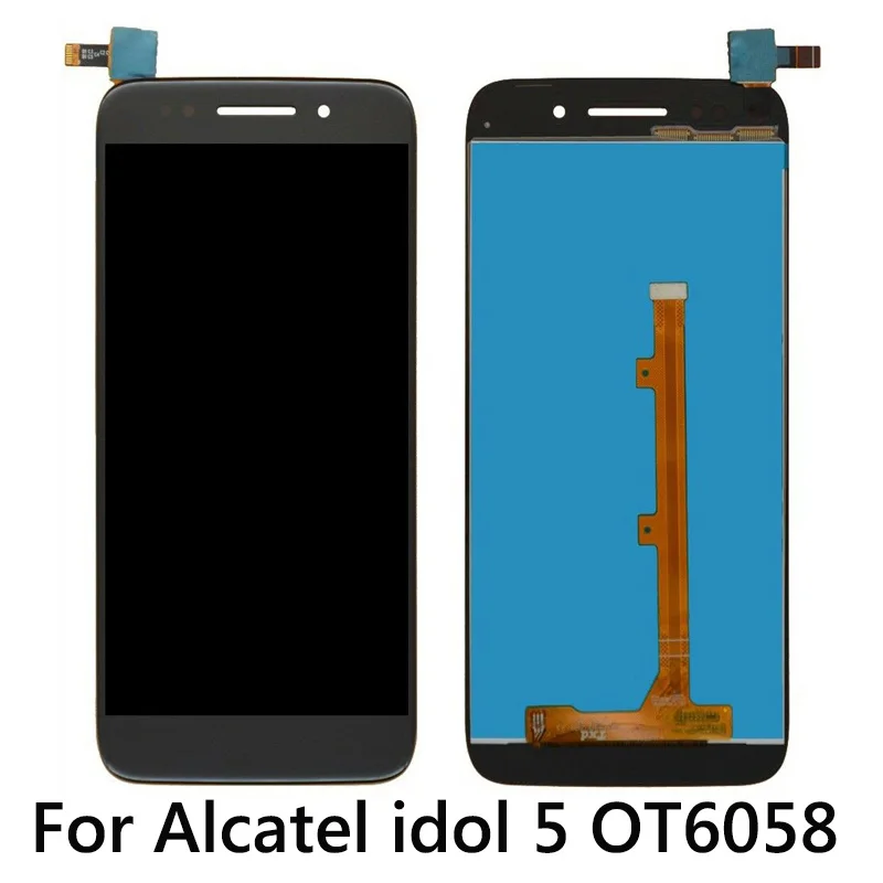 Для Alcatel Idol 5 6058D 6058X6058 ЖК-дисплей сенсорный экран сборка стекло дигитайзер Замена для Alcatel 6058