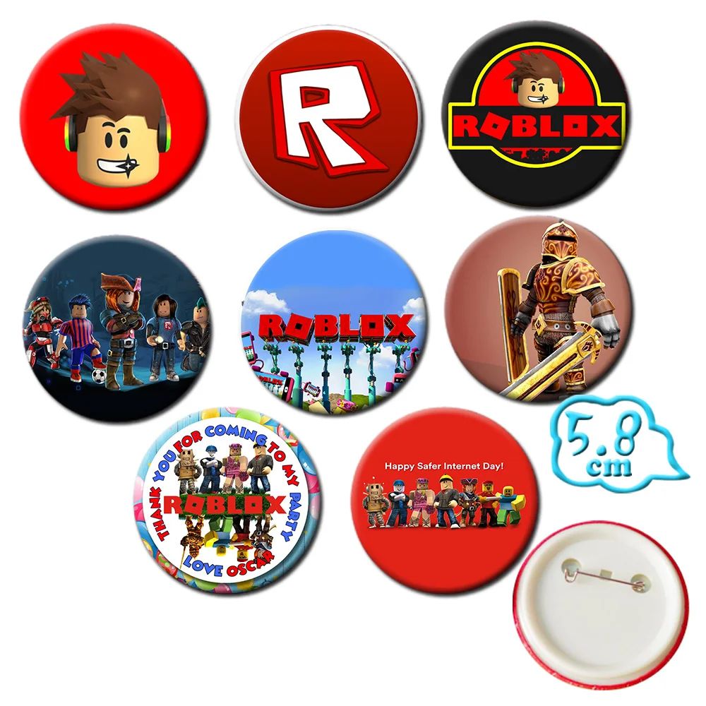 Ohcomics 10pcs Roblox Figure Hot Game Card Stickers Dull Polish Pvc - ohcomics 8pcs set hot game roblox figure cute pvc button badges pins brooch chestpin costume