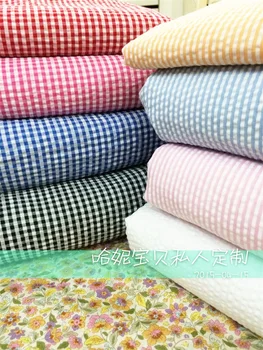 

Cotton Cloth Doll Dress Shirt Seersucker for Home Decoration DIY