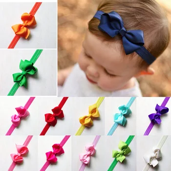 

100 pcs/lot , wholesale Baby Kids Toddler Girl Grosgrain Ribbon Bow Headband