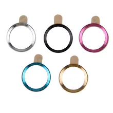 Etmakit металлическая алюминиевая наклейка на кнопку домой тонкие наклейки для кнопок для iPhone случайный цвет