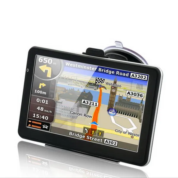 Ориана 718 7 дюймов gps навигация 8 Гб HD экран автомобильный Грузовик Sat Nav навигатор Европа бесплатные карты Россия Навител