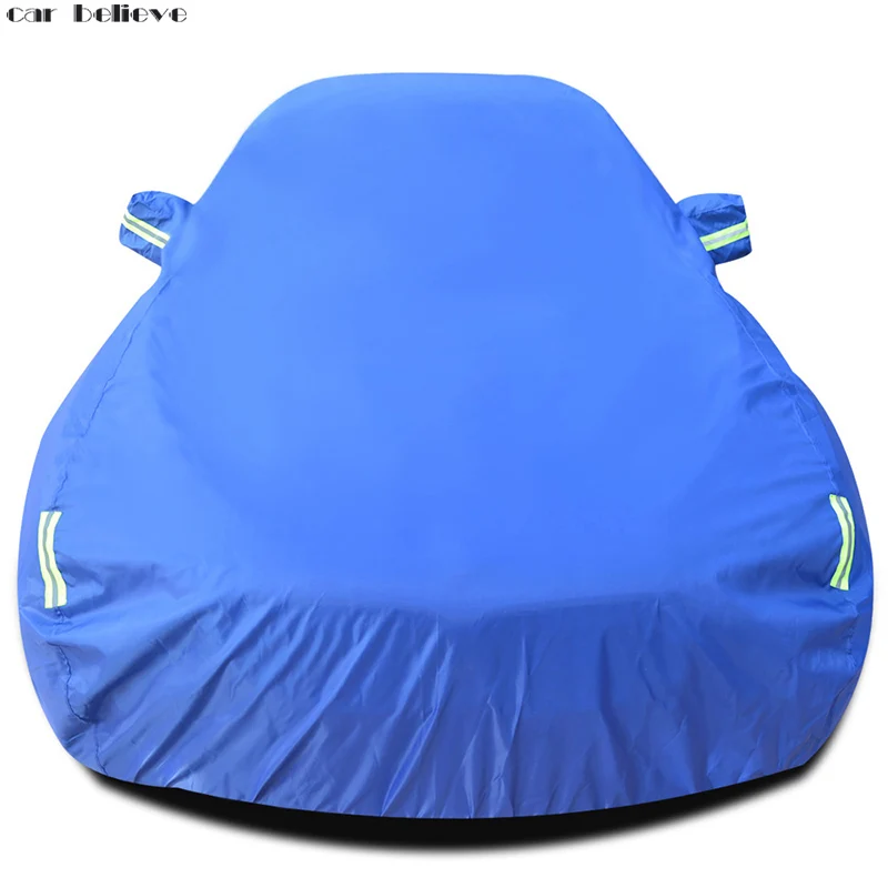 

Car Believe Oxford Waterproof Thicken Car Cover For mazda 3 ford fiesta honda fit peugeot 301 Sunshade Snow rainproof Car Cover
