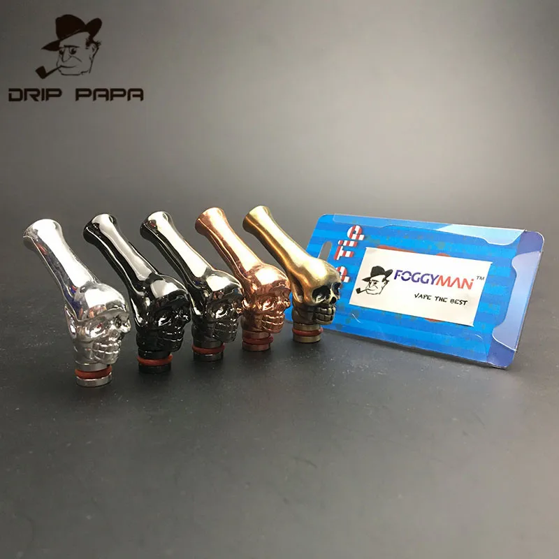 DripPapa Skull 510 Drip Tip Head Vape Mouthpiece For E Cigarette