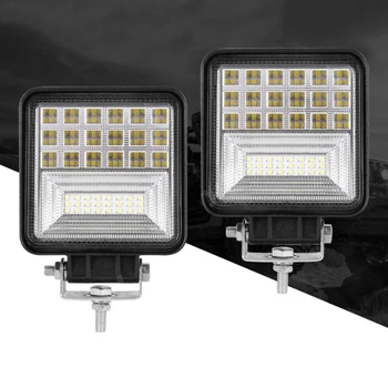 

Offroad Car Truck Boat Driving Fog Lamp 2pcs LED Work Light Bar Flood Spot Hot