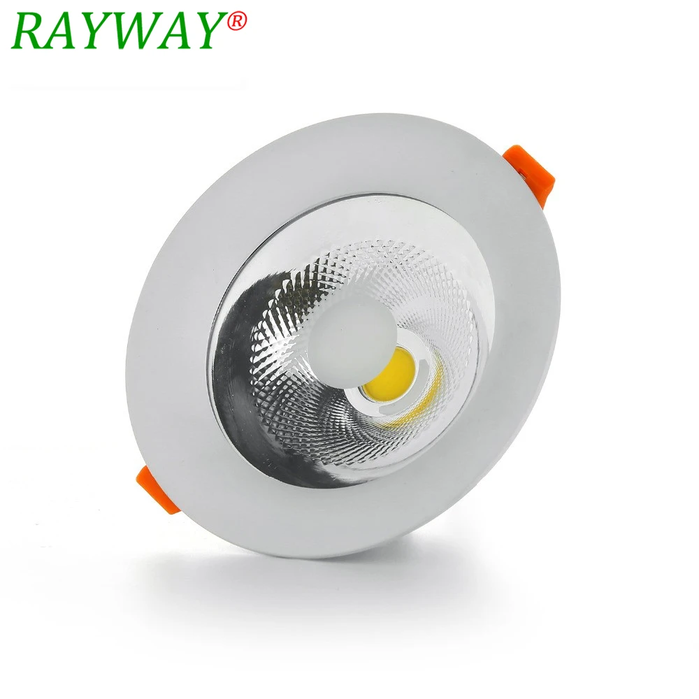 

RAYWAY LED Downlight Dimmable 5W 7W 10W 15W 20W 25W LED Ceiling Recessed Downlight AC 85-26V Warm /white light