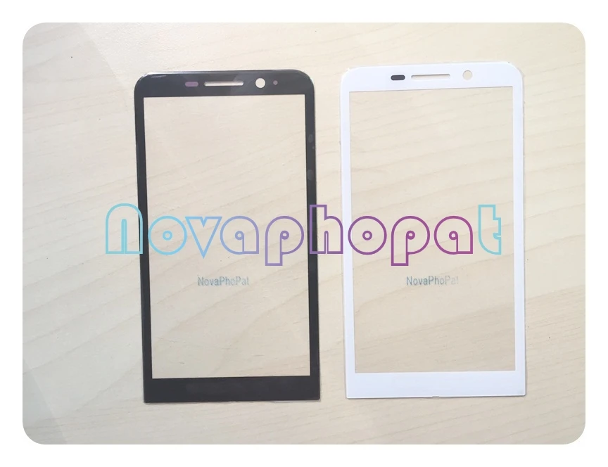 

Novaphopat Black Glass Screen For Blackberry Z30 Glass Lens screen Replacement ( Not touch screen Digitizer Sensor ) + tracking