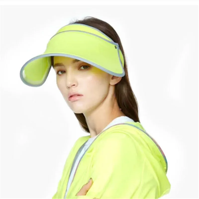 

Women Sports Sun Caps Female Adjustable Polyester Visor UV Protection Top Empty Caps Ladies Tennis Golf Running Sunscreen Hats