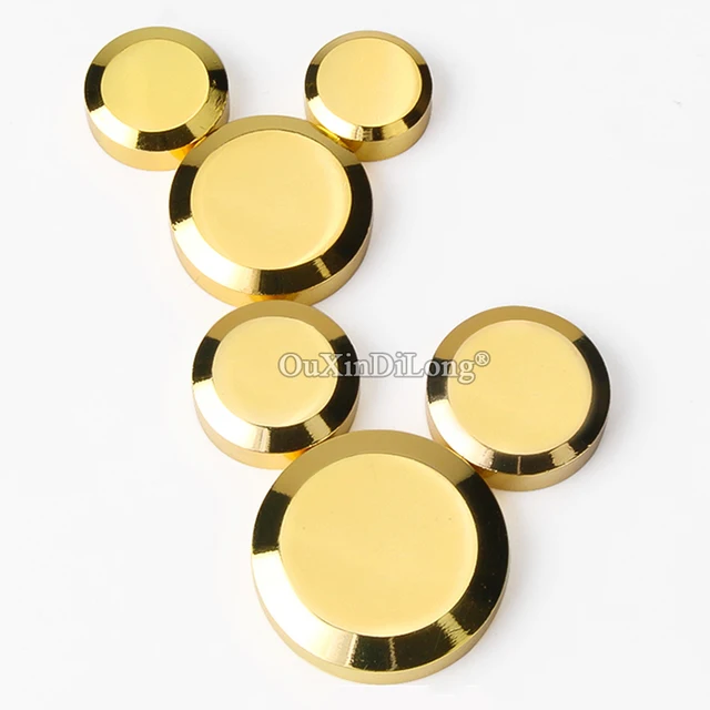 $US $232.61 Express Shipping 200PCS European Brass Advertisement Nails Acrylic Billboard Glass Mirror Nails Screws Decorative Covers Caps