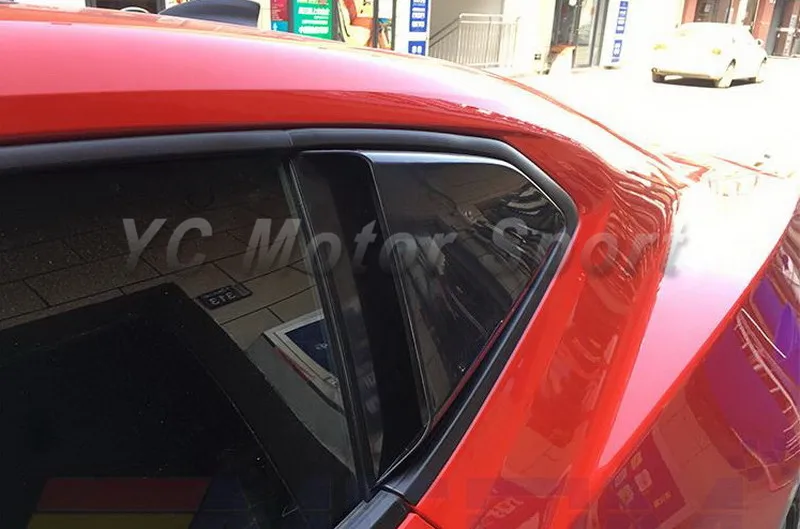 Compare Carbon Fiber MP Concept Style Rear Side Window Vent Fit For 2016-2017 Camaro Rear Side Window Louvers Covers Vents Scoop