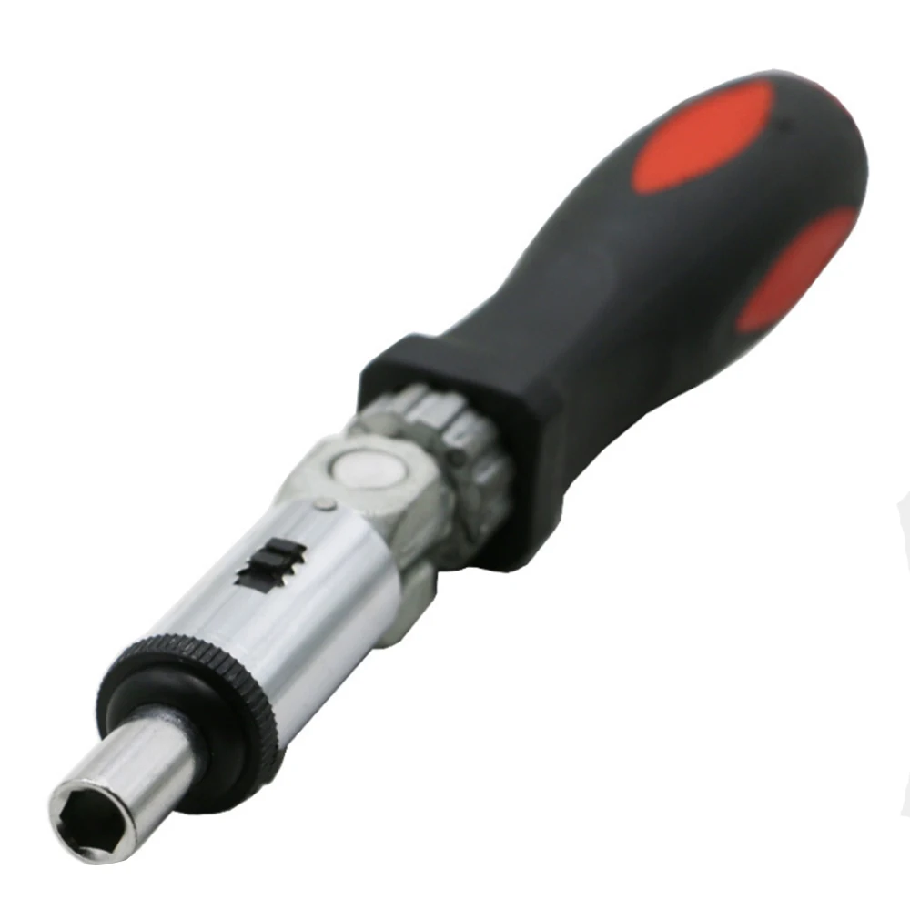 

Mutilfunction 1/4 Inch Hex Left/ Right 180 Degree Rotating Ratchet Screwdriver Drive Tackle Tool