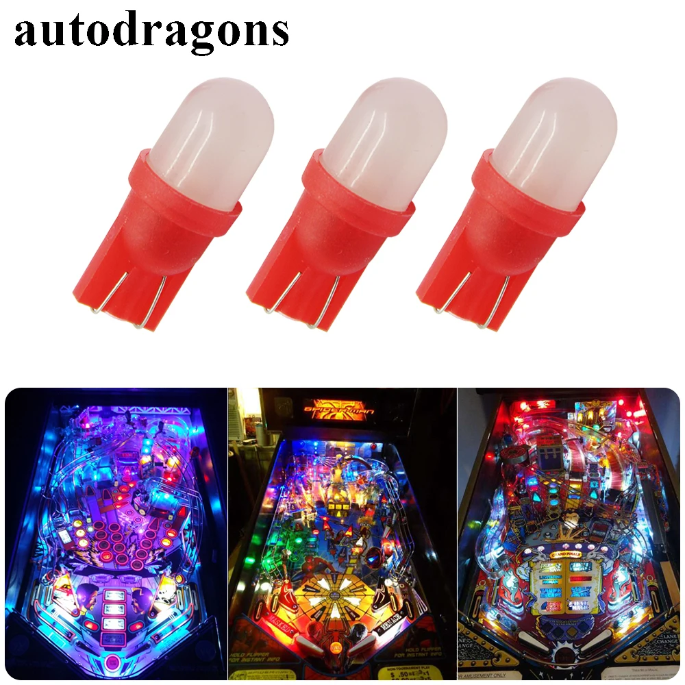 Матовые линзы autodragon 100 шт. #555 #44 #47 194 501 круглая верхняя подсветка светодиод 6 3 В