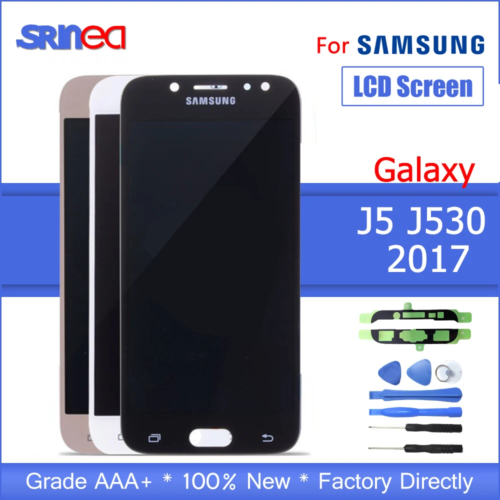 

Brightness Adjustable For Samsung Galaxy J530 Display Touch Screen Digitizer J5 Pro J530F LCD Touch Screen Digitizer Assembly