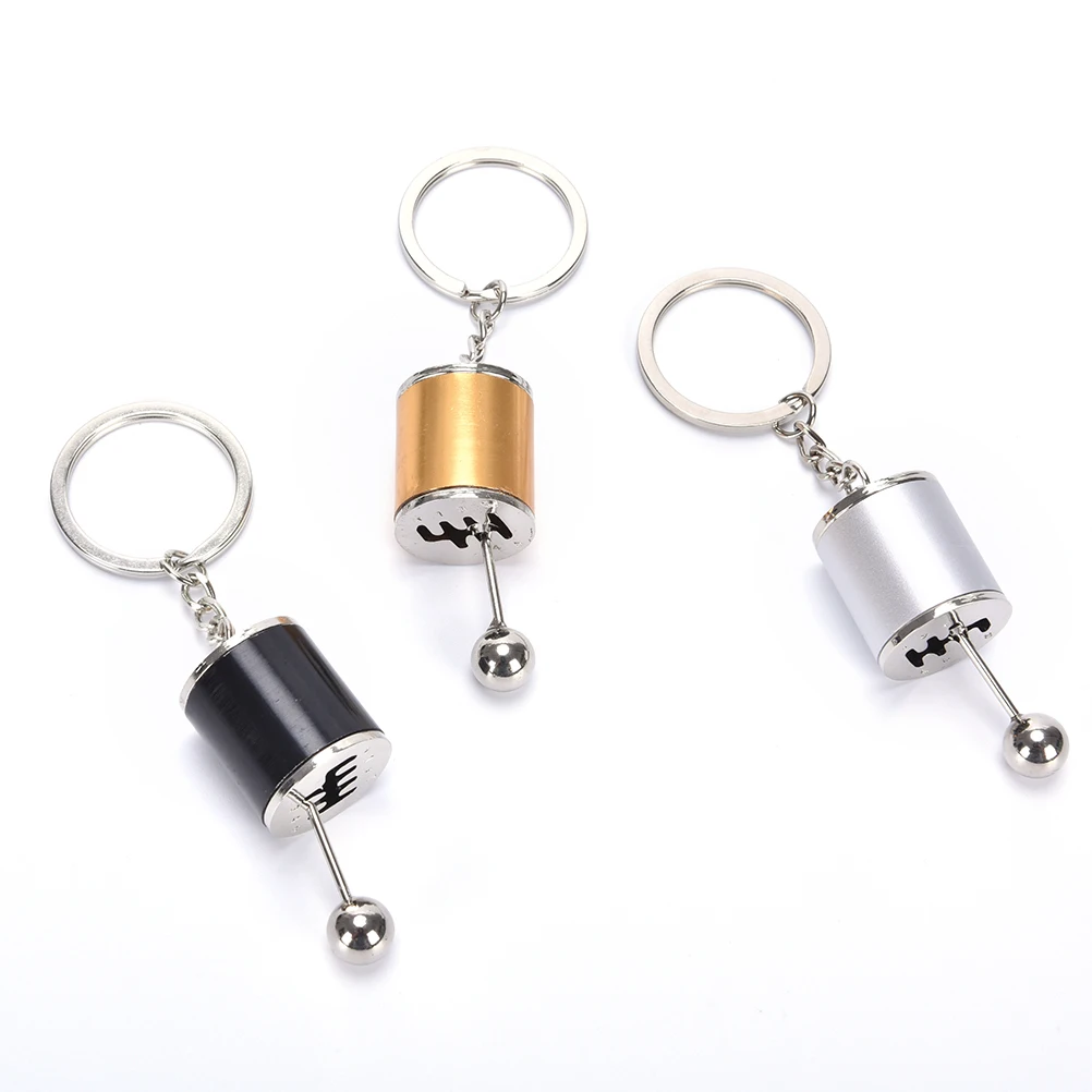 5 Colors Mini Zinc Alloy Car Truck Key Chains Removable Transmission