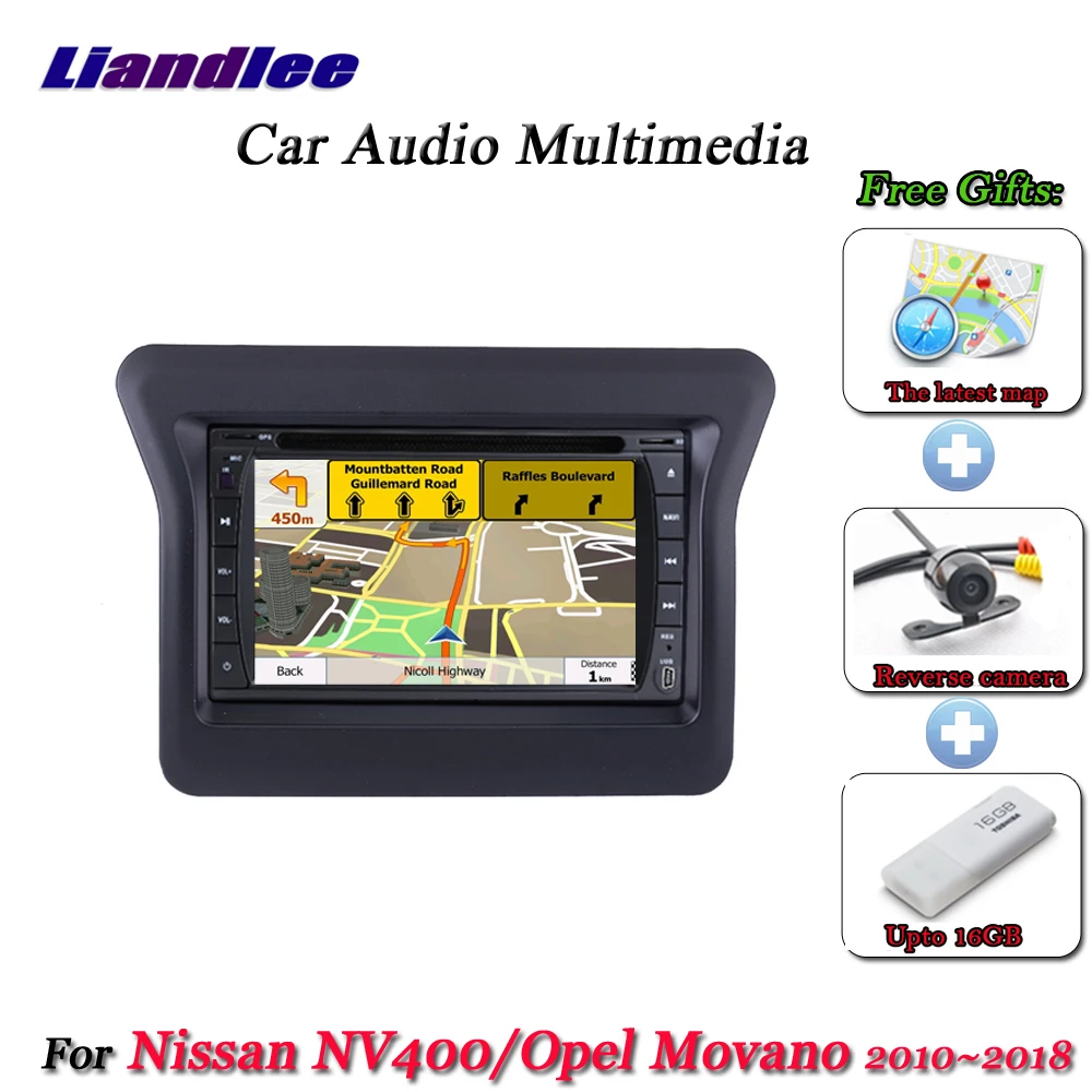 Clearance Liandlee Car Android System For Nissan NV400 / For Opel Movano 2010~2018 Radio Frame GPS Navi MAP Navigation Screen Multimedia 2