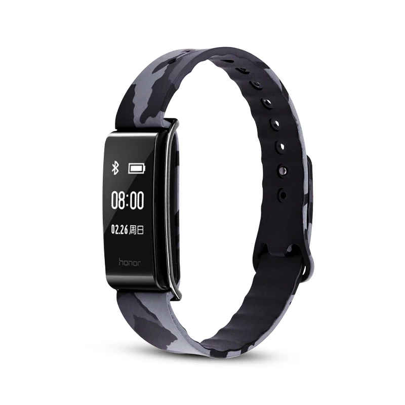 Силиконовый ремешок для HUAWEI цветной A2 сменный honor Band спортивный камуфляжного