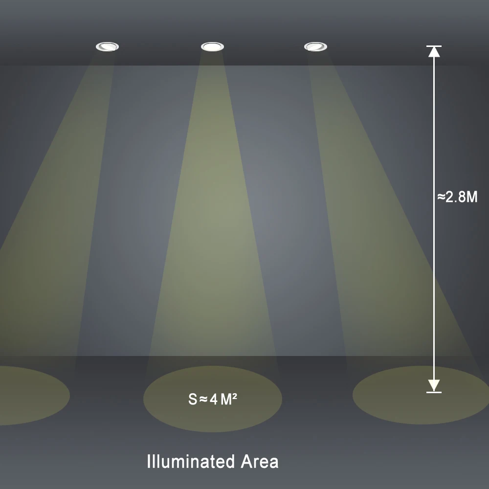 Angular para Inclinado mm de Diâmetro do Furo 7 w Mini Led Spot Downlights Teto Rebaixado Iluminação Warm White 70 75 6 Ac100 ~ 240 v Lâmpadas 9 do ponto para o teto inclinado recessed