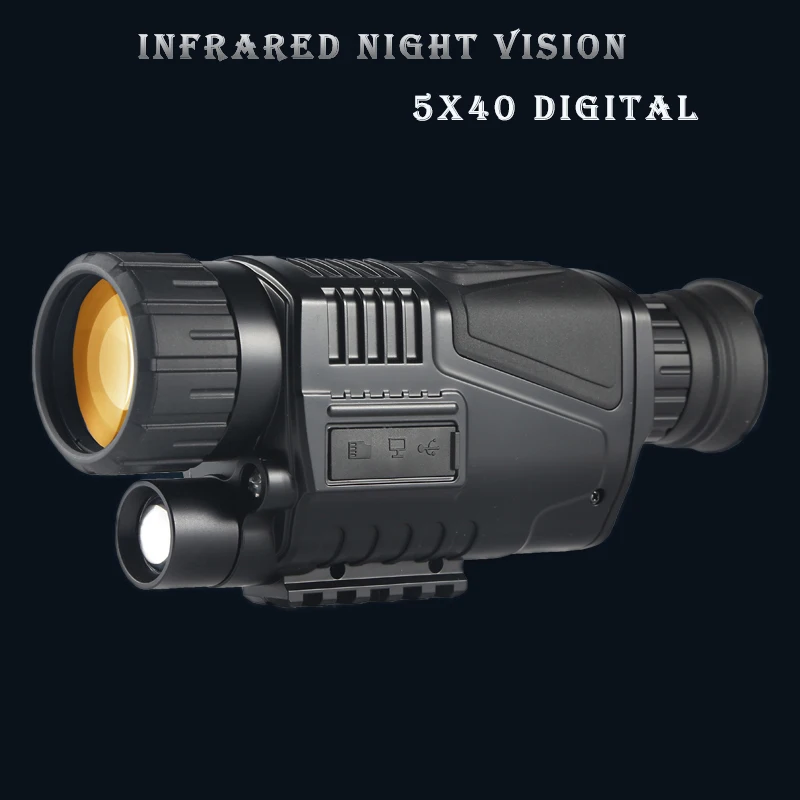 ZIYOUHU 5 x 40 Digital Night Vision Scope Monocular 200m Range Video