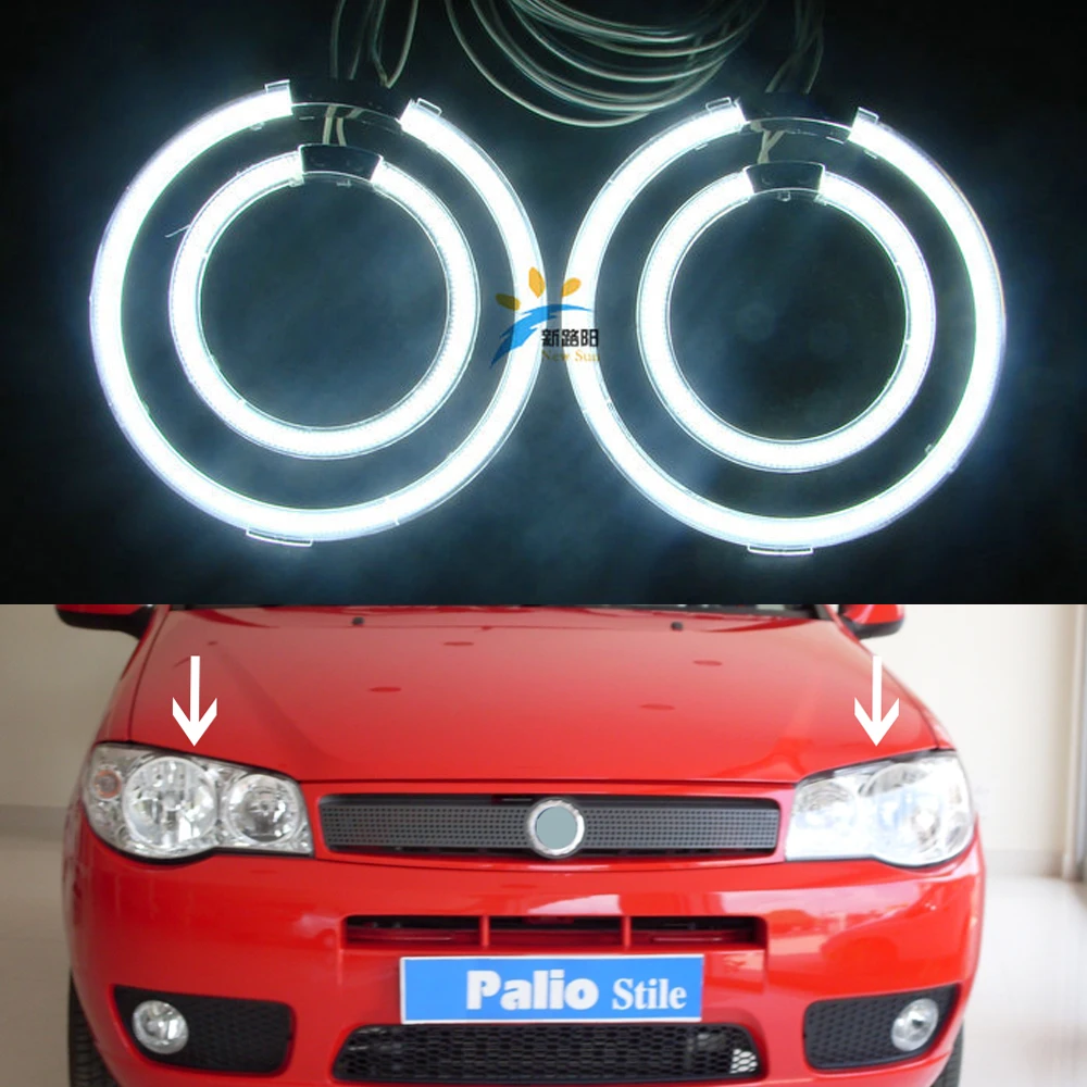 Fari Angel Eyes Per BMW E46 - 12V CCFL, Cerchi Halo Bianchi, Alta Luminosità - Foto 7