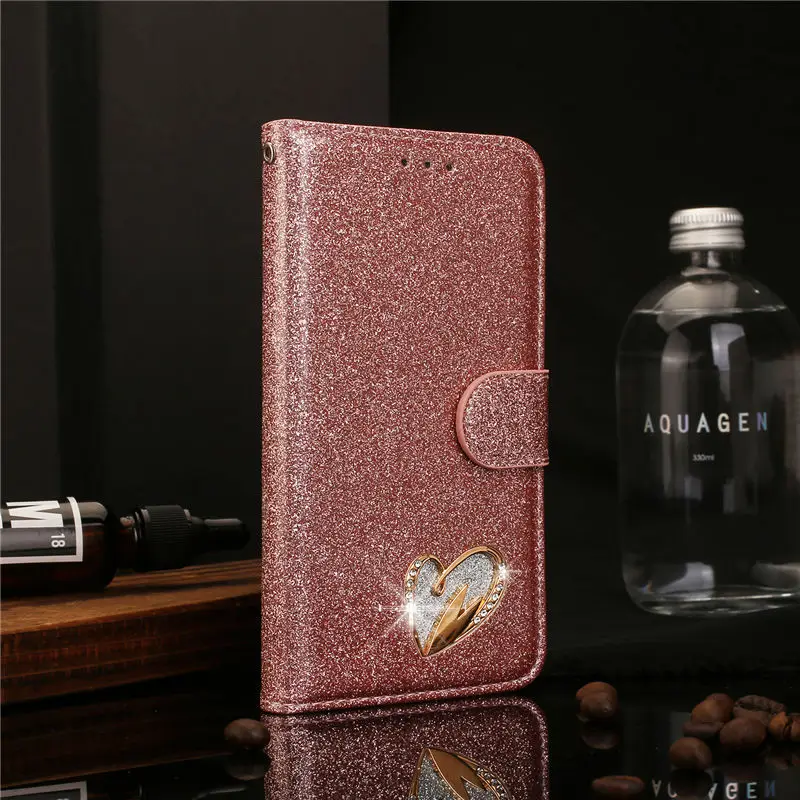BELIAL Case for iPhone X Case Glitter Bling Luxury Diamond Wallet Leather Flip Cover for iPhone 5 5S SE 6 6s 7 8 Plus for Women (3)