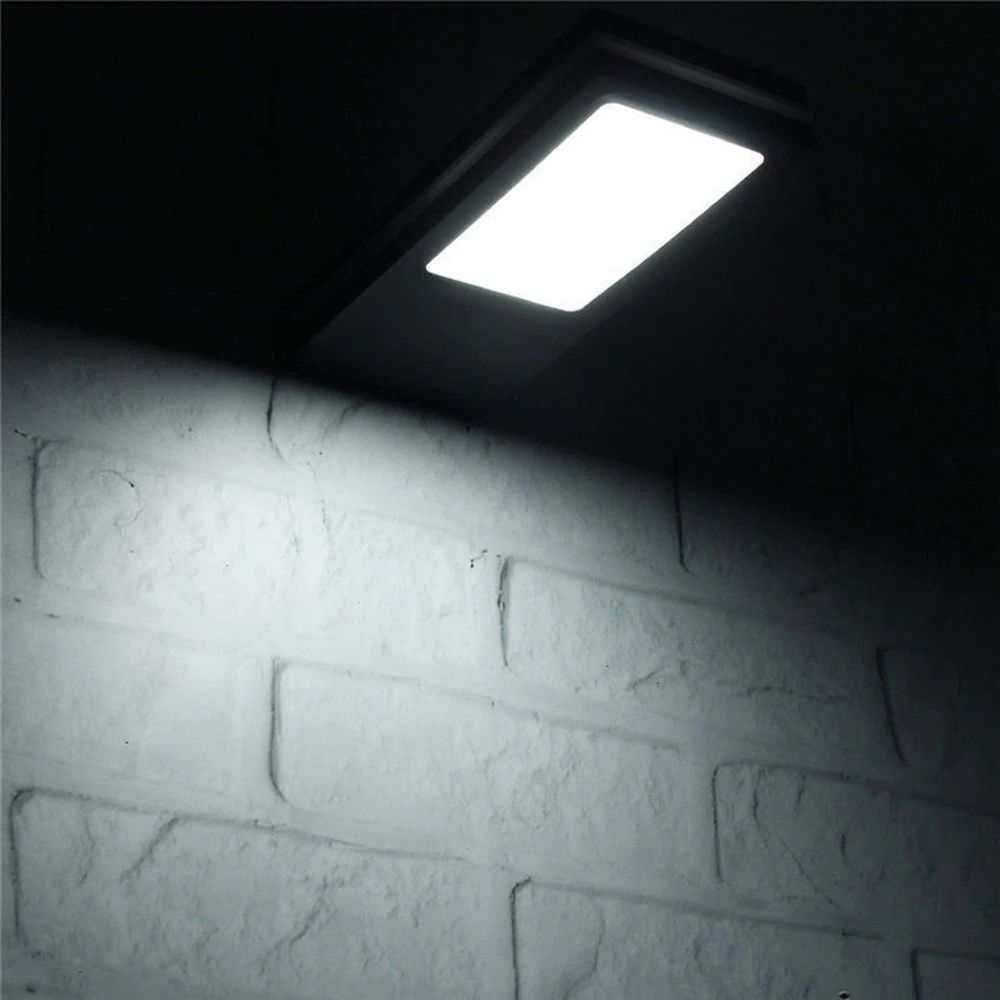 

Motion Sensor 144 LED Wall Light Street Lamp Durable Light-Controlled Outdoor Solar Power 10W Home Garden