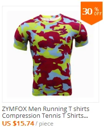 ZYMFOX быстро быстросохнущие лосины ММА футболка сильно облегающее Спортивное мужское белье Регби Джерси короткий рукав плюс размер для мужчин