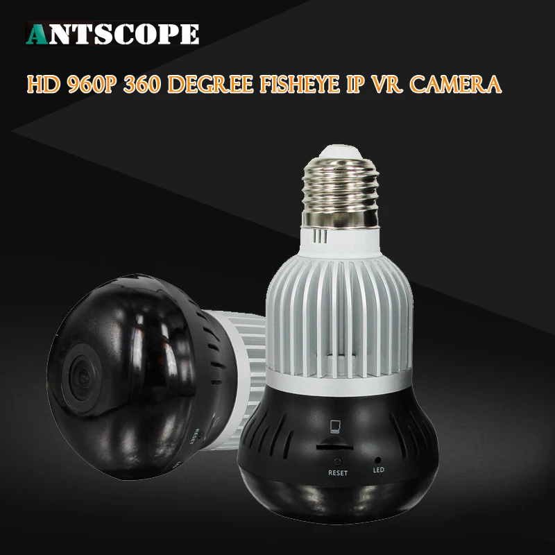 

1080P 360 Degree Wireless IP Camera Bulb Light FishEye Smart Home CCTV 3D VR Camera 1.3MP Home Security WiFi Camera Panoramic