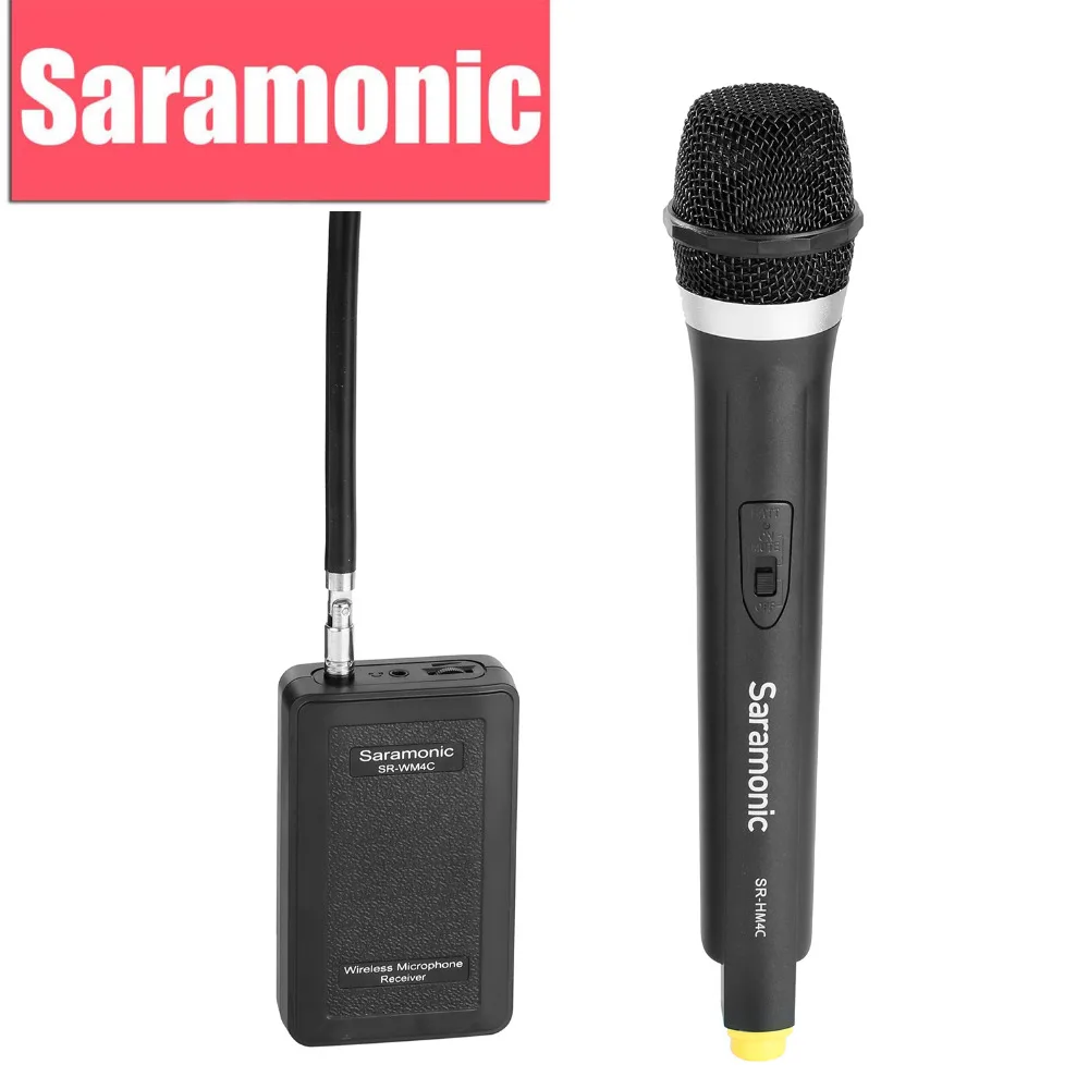 

Saramonic SR-WM4CA Wireless Handheld Microphone System for Canon Nikon Sony DSLR Camera Camcorder Youtube Video Livestream