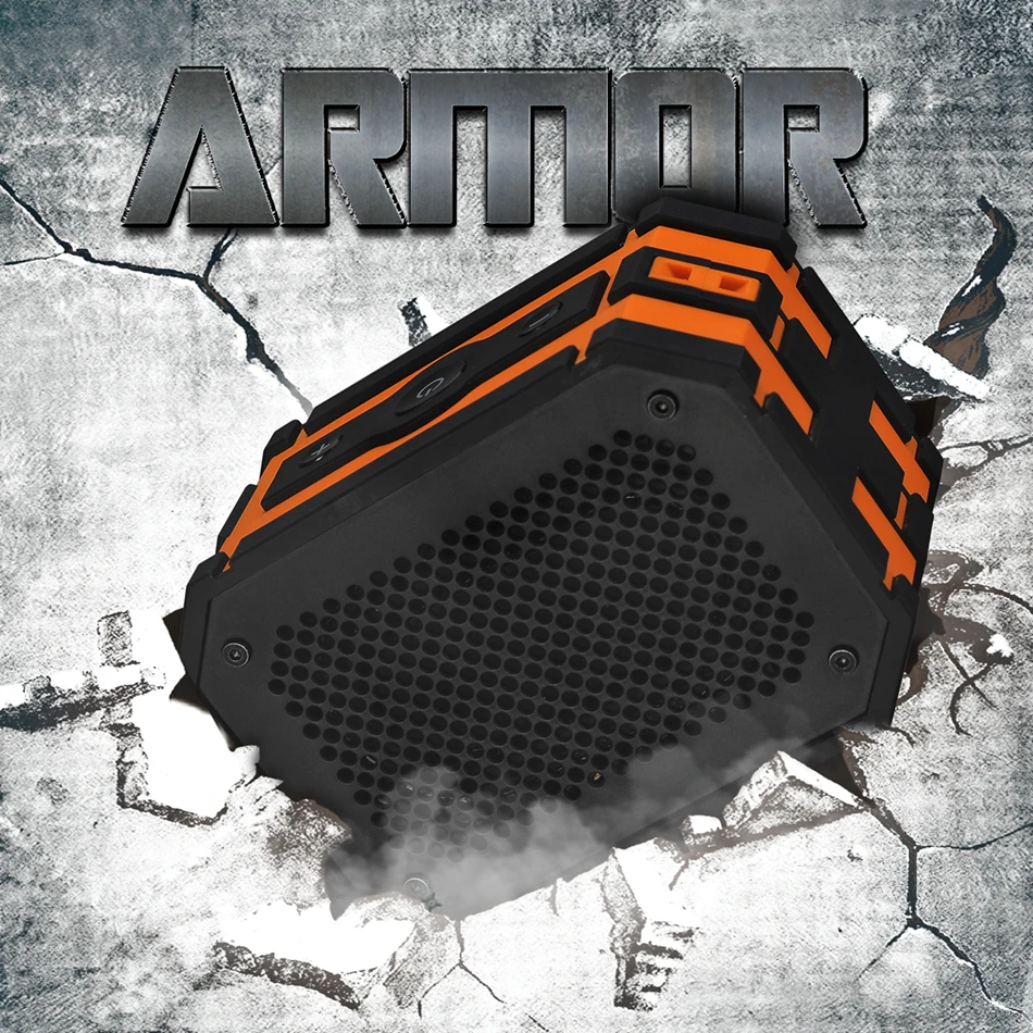 

MPOW Armor IPX5 Waterproof Bluetooth 4.0 Speaker Portable Wireless Soundbar Mini Speaker Outdoor Music Sound Box w/ Power Bank