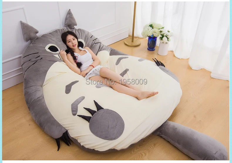 Buy 2016 Huge Totoro Soft Cartoon Bed Sleeping Bag Pad Filling Stuffed Plush