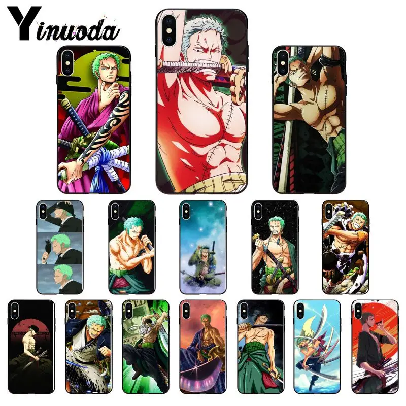 11pro MAX one piece Roronoa Zoro DIY Окрашенные красивые аксессуары для телефонов Чехол iPhone 8 7 6 6S
