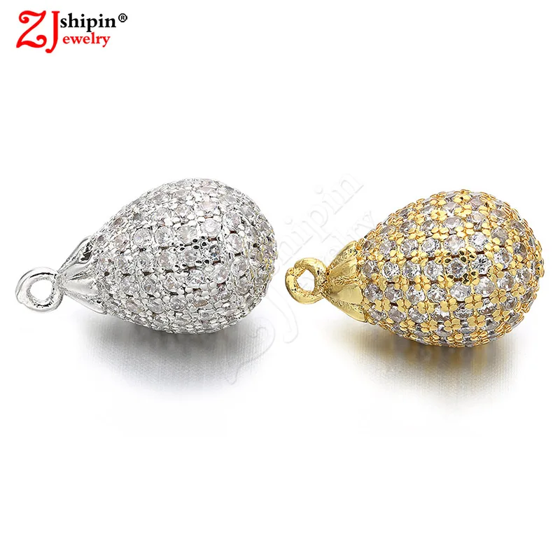 

2019 new micro inlaid zircon CZ jewelry accessories pendant connector suitable for DIY jewelry discovery accessories wholesale