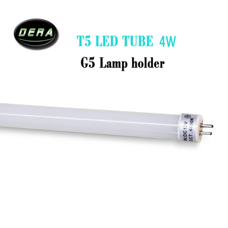 

5piece T5 LED tube 10w 12w DC12V 710mm 860mm led tube light fluorescent G5 lamp holder replacement tube