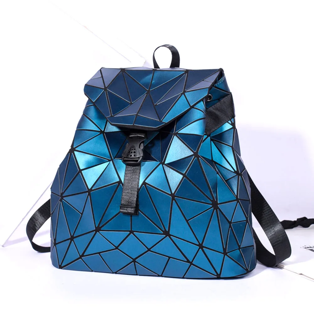 Женский голографический рюкзак с лазерным геометрическим рисунком для мальчиков и девочек, школьная сумка для студентов, женский рюкзак для путешествий, модные школьные сумки Mochila