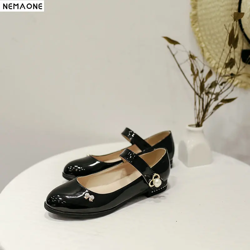 

2019 New women shoes low heels shoes woman rouned toe casual shoes sweet mary janes