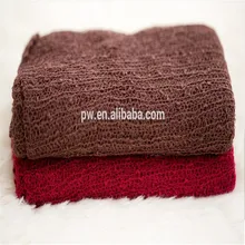 35 шт./лот 40 см x 150 см одеяла для новорожденных детские вязаные стрейч обертывание Пеленание Одеяло слой реквизит для фотосъемки новорожденных