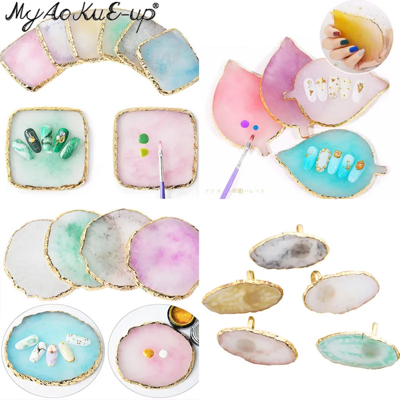 

Color Crystal Eyelash Extension Glue Rings Acrylic Individual False Eyelash Glue Holder Ring Eyelash Adhesive Stand Pigment