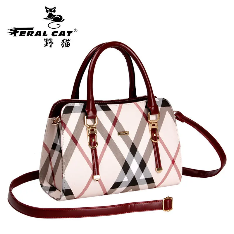 FERAL CAT High Quality Tote Authentic Luxury Brands Women Bags New Designer Handbags Womens ...