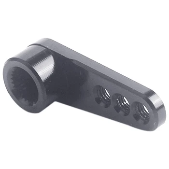 

28.5mm 25T Teeth Tooth Steering Half Servo Arm Horn For 1/10 RC Model Car Traxxas Axial Black