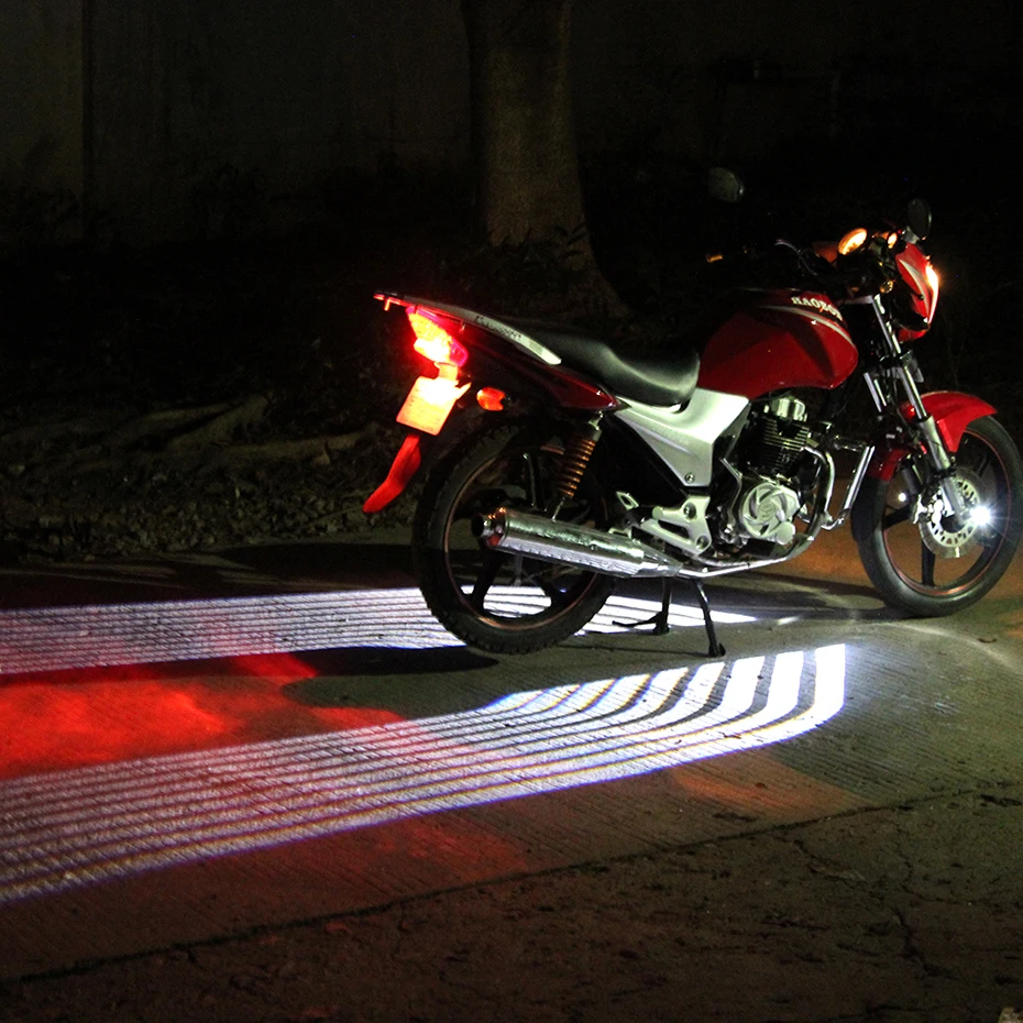 CNSUNNY светильник для автомобиля/мотоцикла светодиодный декоративный светильник Добро пожаловать аварийная сигнальная лампа «Wings» проектор теневой светильник ing Предупреждение светильник