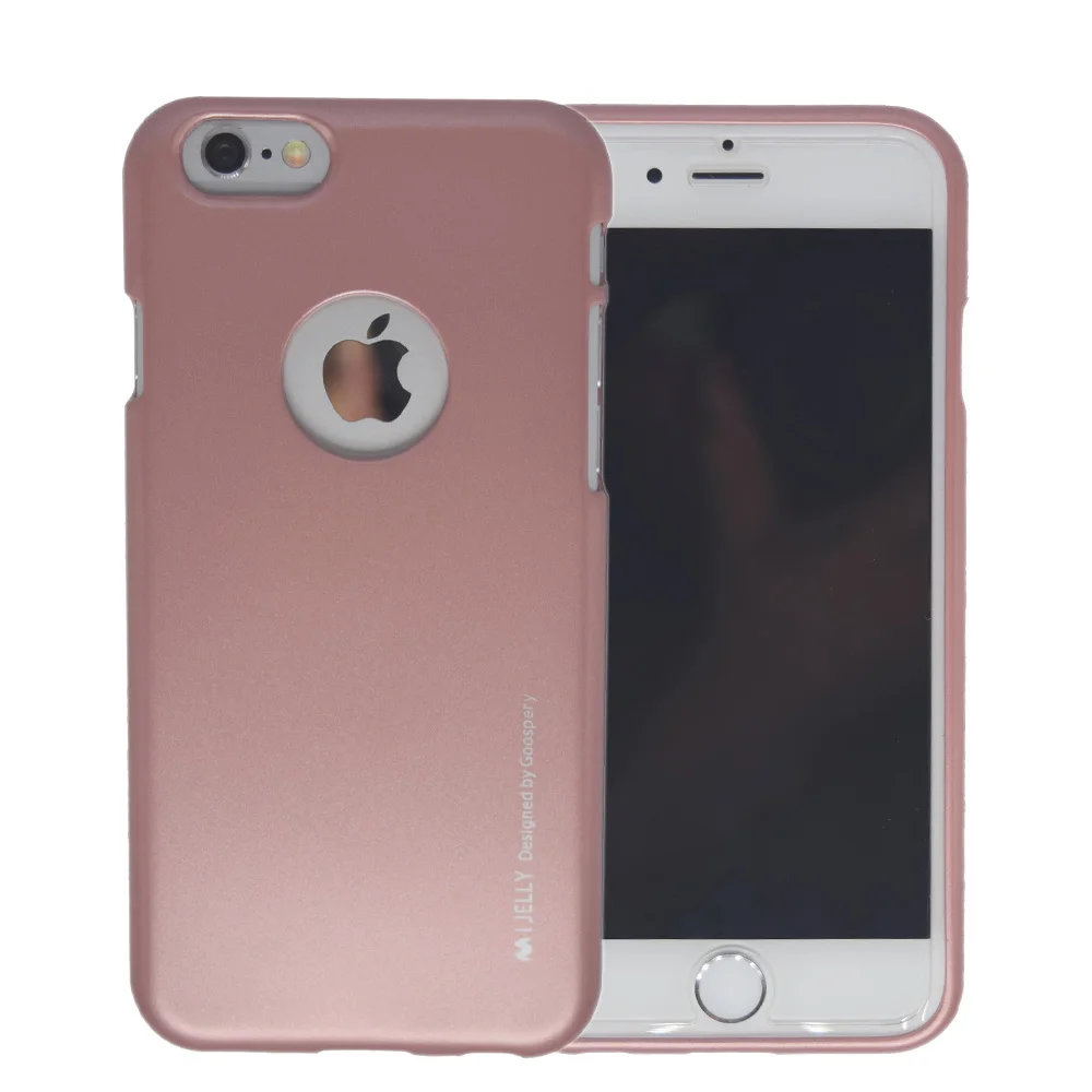 

Original Mercury Goospery Metallic Finish TPU Silicon Cell Phone Case For Apple iPhone 6 6S 4.7 Soft Jelly Gel Back Cover Skin