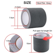 1 шт. силикатный песок и ПВХ матовый поверхность Противоскользящая Лента светящаяся в темноте сцепление Тяговая лента абразивная ступень лестницы шаг безопасности лента