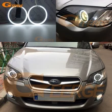 Для Subaru Legacy 2007 2008 2009 отличные ангельские глазки Ultrabright освещение CCFL ангельские глазки комплект Halo Кольцо