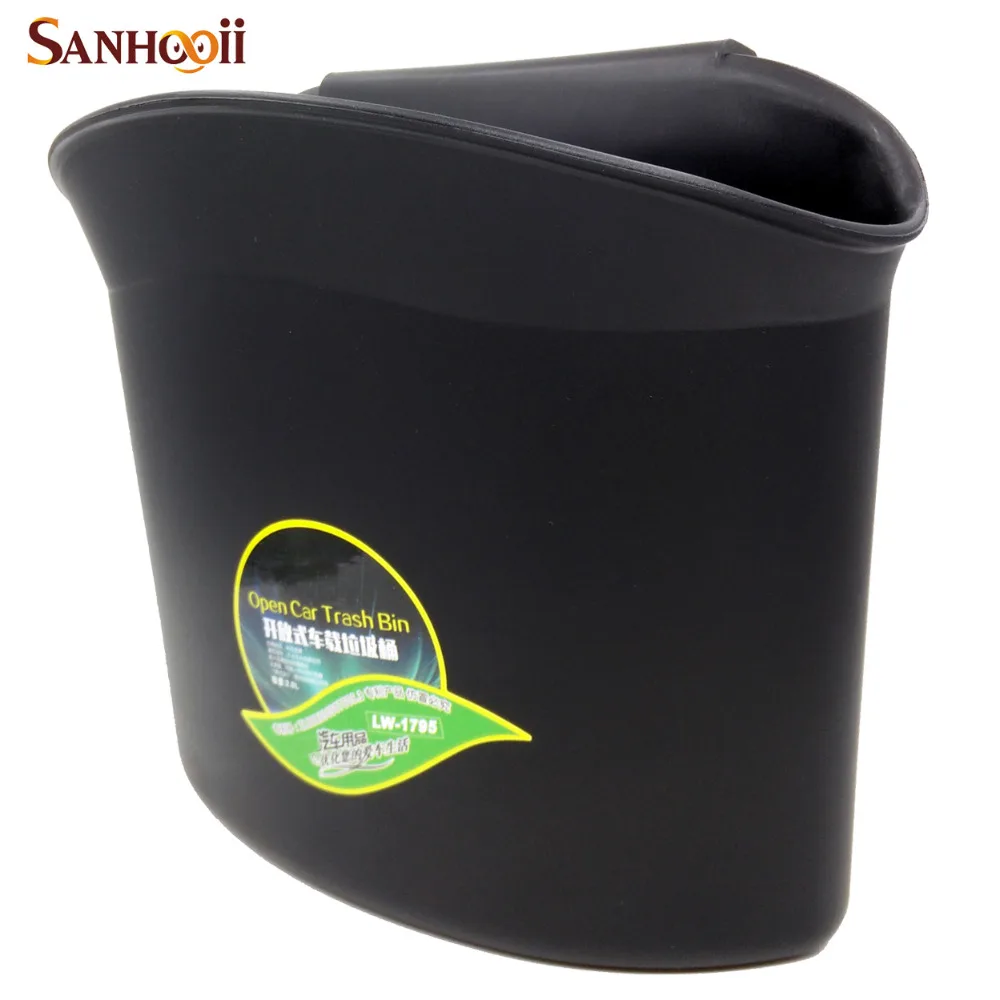 

2L Big Capacity Car Opening Design Trash Bin Auto Rubbish Can Storage Garbage Box Dust Organizer Hang Type For Car Home Office