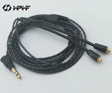 

HPHF MMCX Connector With Mic Replacement Earphone Cables A2DC Headphone Cables for SHURE/SE215/W60/W80/ESW990H/ES770H/CKS1100IS