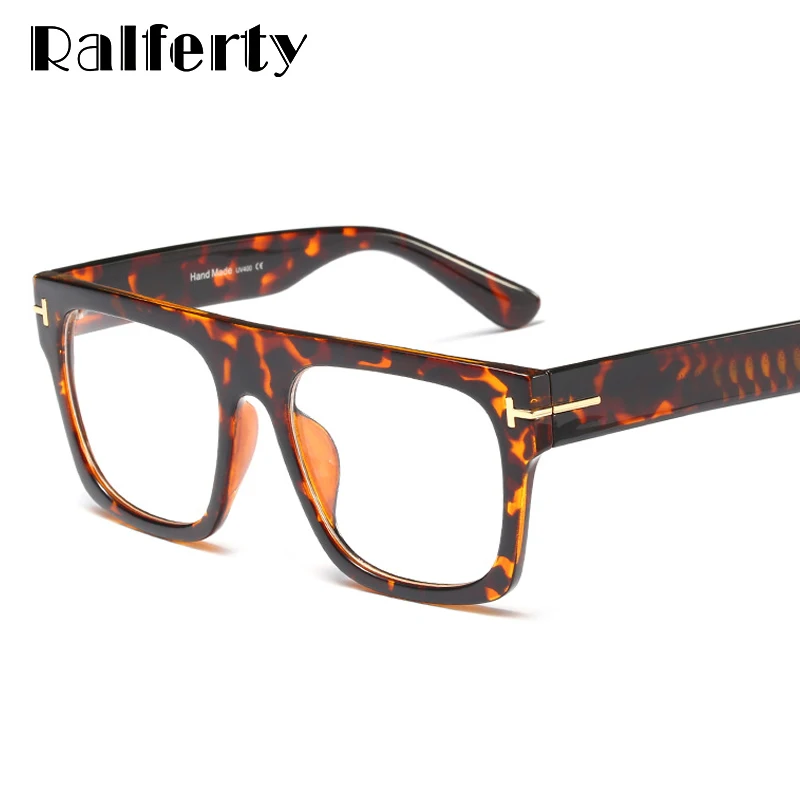 

Ralferty Vintage Square Glasses Women Retro Eyeglasses Frames Fashion Men's Eyewear Tortoise Glasses Myopia Optical Oculo F95167